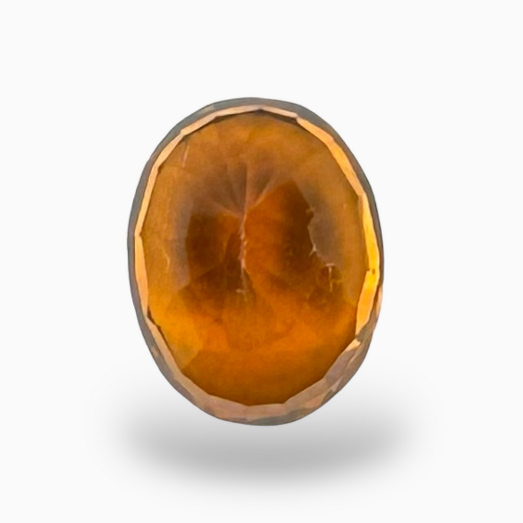 Natural Hessonite Garnet Orange 1.81 Carats Oval Shape 8X6mm (Gomed Stone)