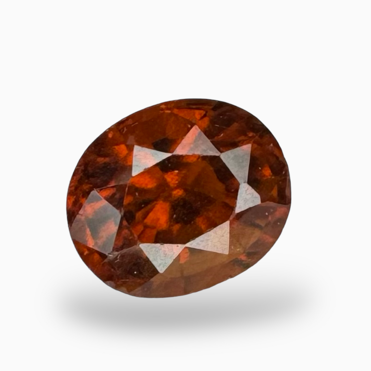 Natural Hessonite Garnet Orange 3.50 Carats Oval Shape 9.5X8mm (Gomed Stone)