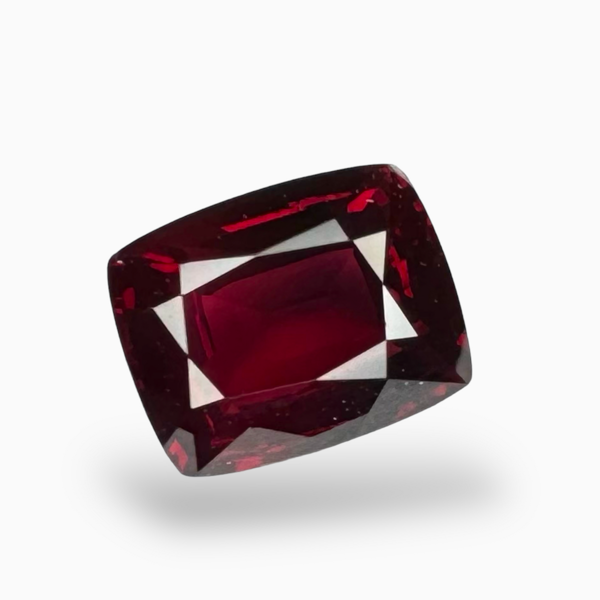 Natural Ruby Stone Cushion Shape 2.55 Carat (Unheated) From Mozambique-FGL Certified