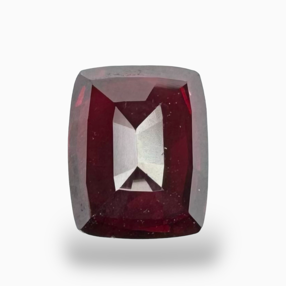 Natural Ruby Stone Cushion Shape 2.55 Carat (Unheated) From Mozambique-FGL Certified