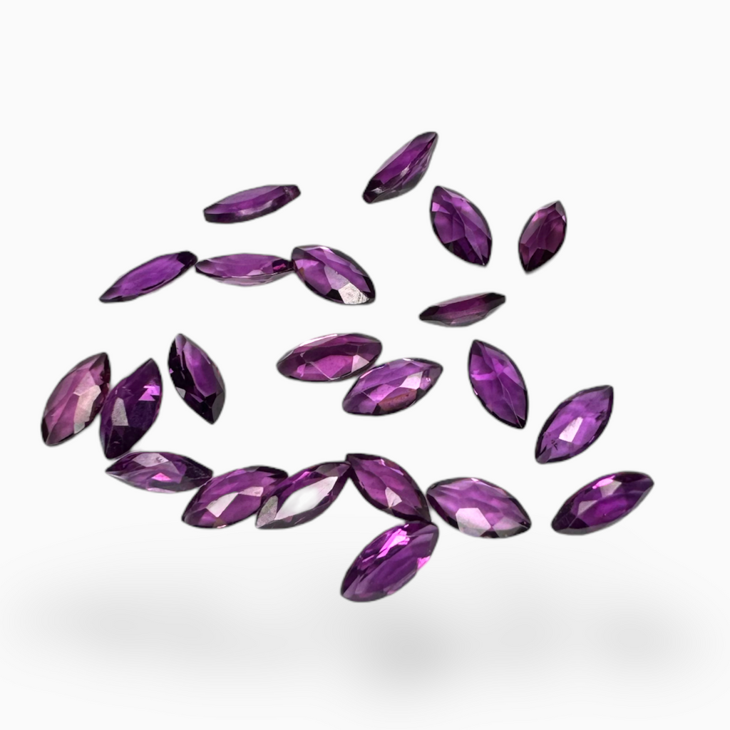 Original Purplish Pink Color Rhodolite Garnet Marquise Shape 0.33 Carats 6X3 mm
