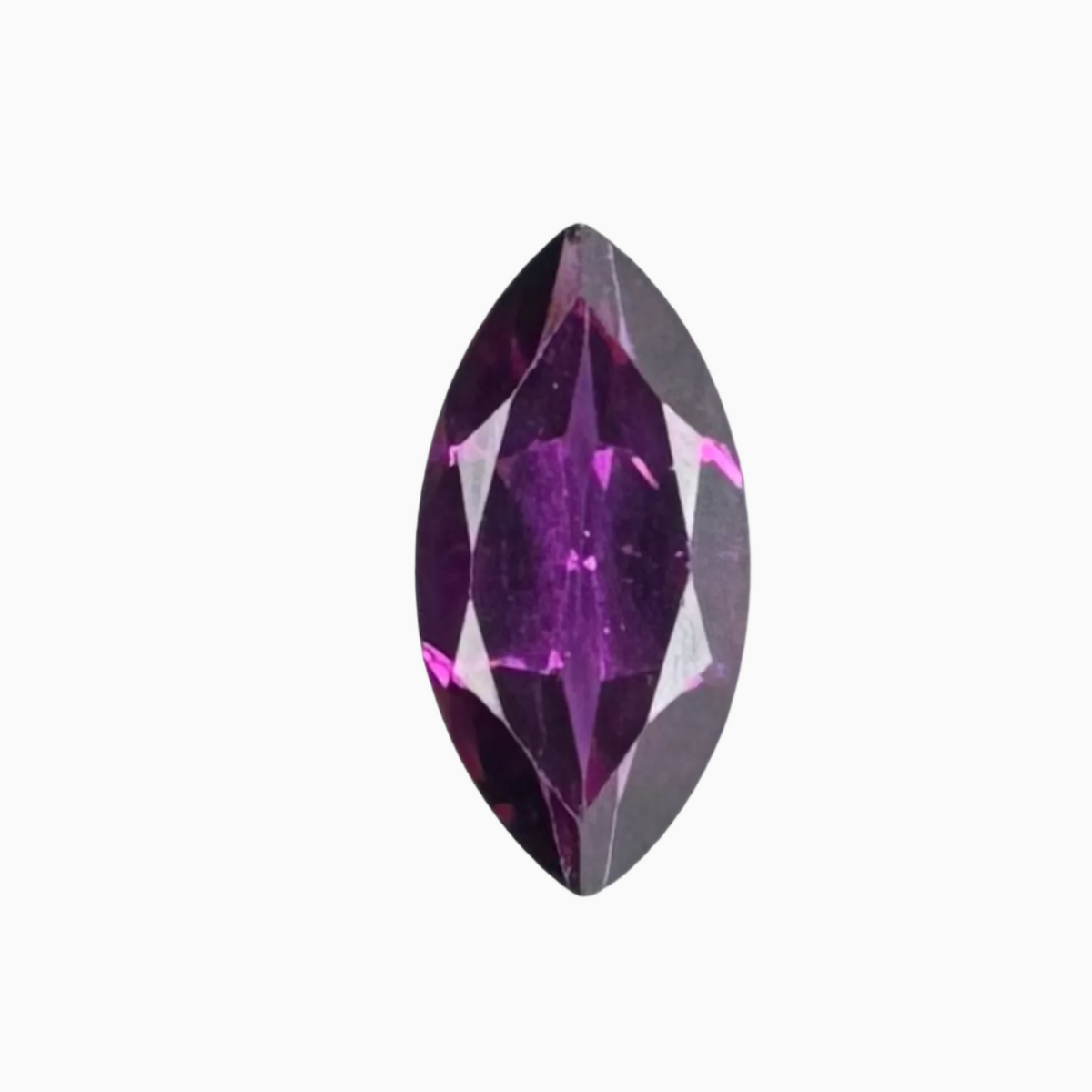Natura Purplish Pink Color Rhodolite Garnet Marquise Shape 1.0 Carats 15X10 mm