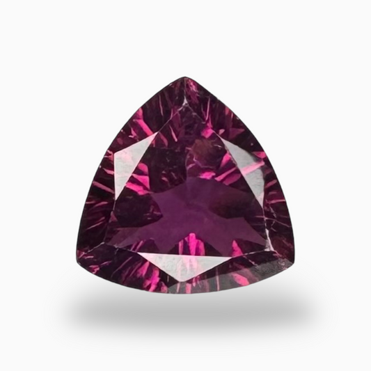 Natural Purplish pink Color Rhodolite Garnet Stone 2.0 Carats Trilliant Shape 8 mm