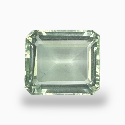 Natural Green Amethyst Stone Emerald Cut 9.30 Carats 14X12mm