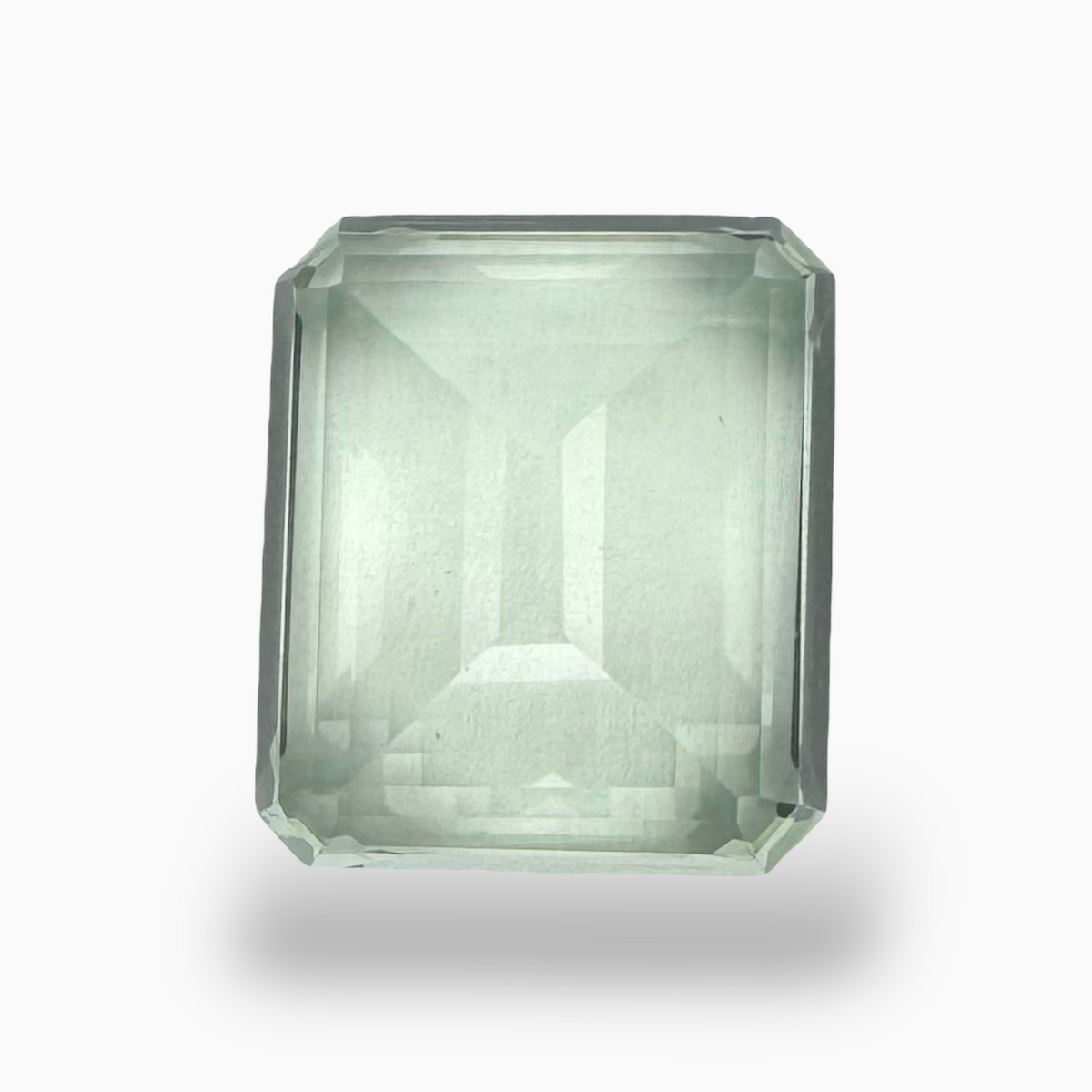Natural Green Amethyst Stone Emerald Cut 9.30 Carats 14X12mm