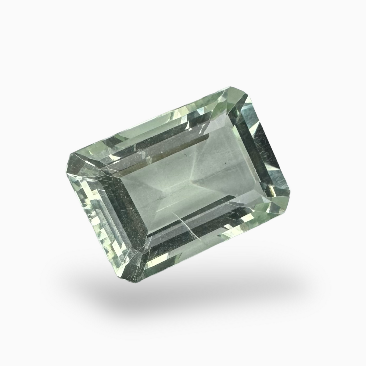 Natural Green Amethyst Stone Emerald Cut 6.42 Carats 14X10mm