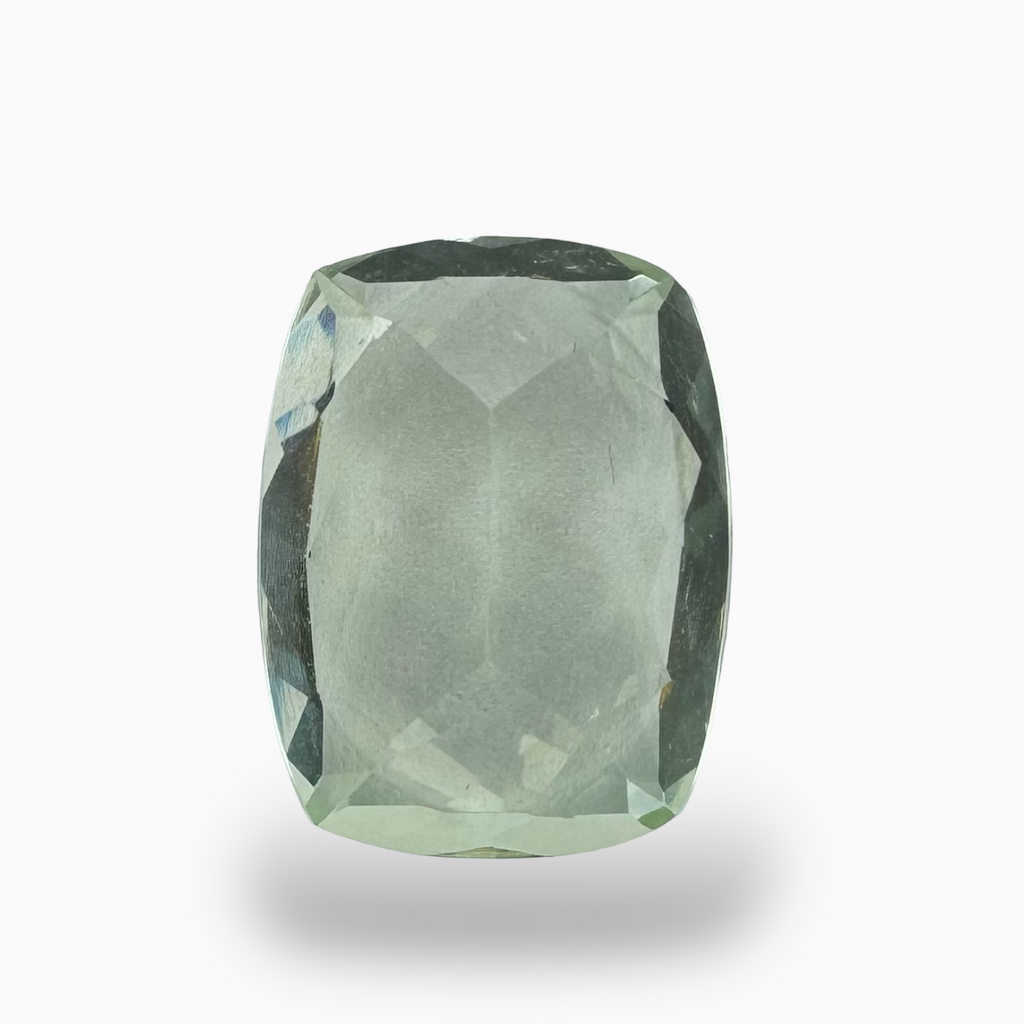 Natural Green Amethyst Stone Cushion Shape 7.86 Carats 15X11.5mm