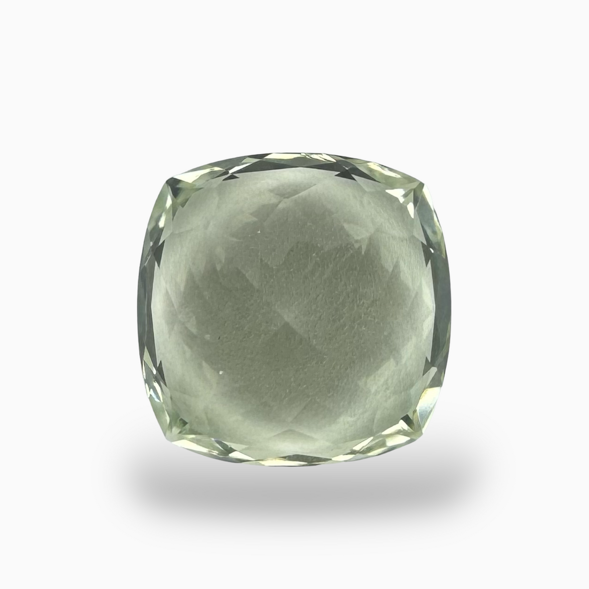 Natural Green Amethyst Stone Cushion Shape 9.08 Carats 13mm