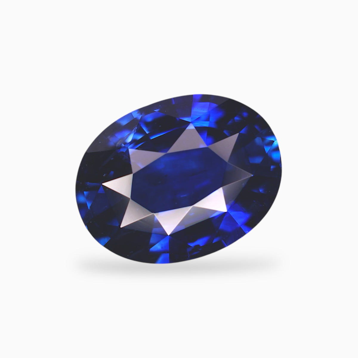Natural Blue Sapphire Precious Stone Oval Shape 3.02 Carats 9.99x7.70x4.51mm