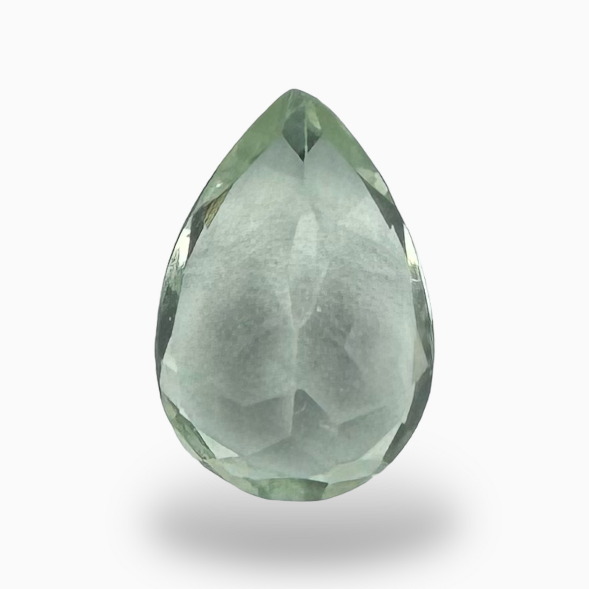 Natural Green Amethyst Stone Pear Shape 1.96 Carats 10X7mm