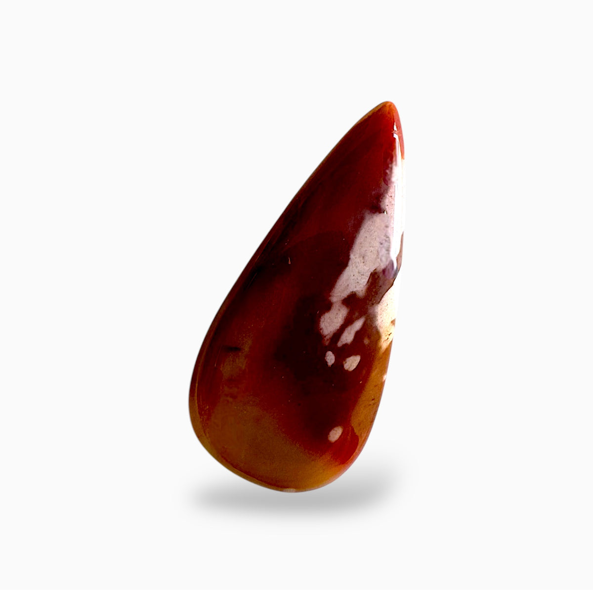 Mookaite Jasper Pear Cabochon 65.77 Carats Size 65x35mm