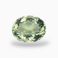 Natural Green Amethyst Stone Olive Color Oval Shape 10.50 Carats 16X12.8mm