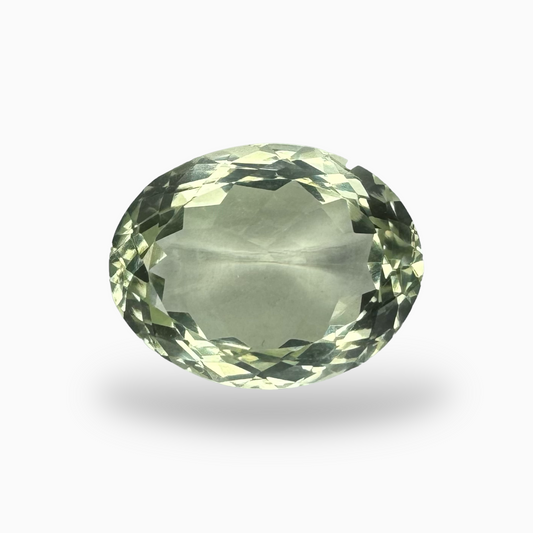 Natural Green Amethyst Stone Pear Shape 10.10 Carat Olive Color 16.8X13mm