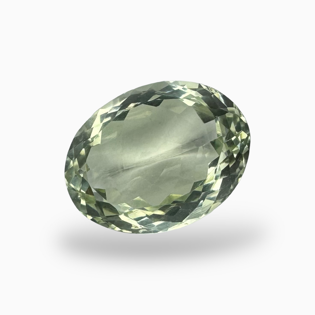 Natural Green Amethyst Stone Pear Shape 10.10 Carat Olive Color 16.8X13mm