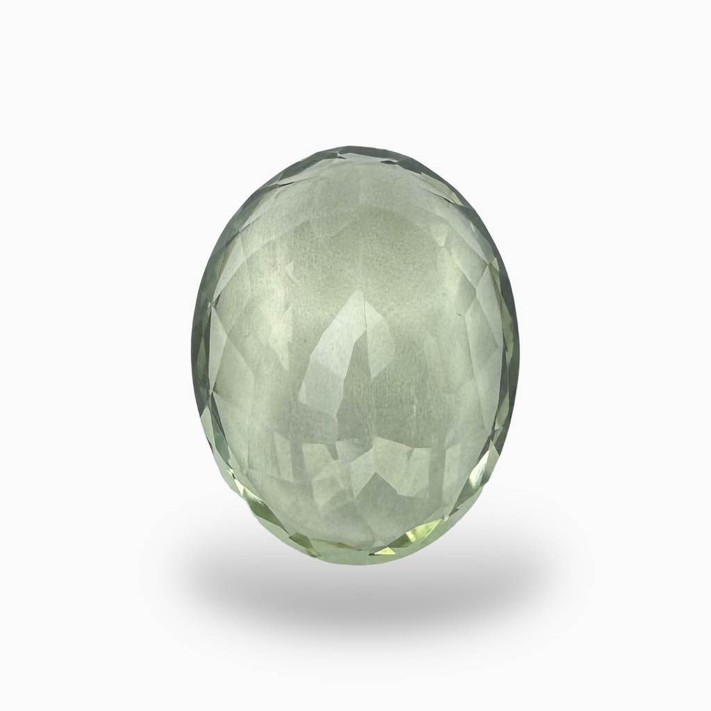 Natural Green Amethyst Stone Pear Shape 10.10 Carat Olive Color 16.8X13mm