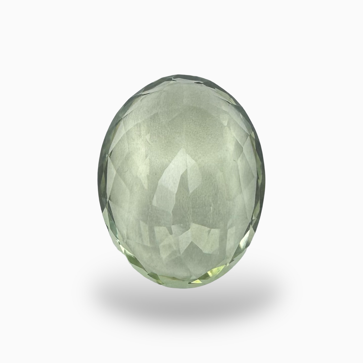 Natural Green Amethyst Stone Pear Shape 10.10 Carat Olive Color 16.8X13mm