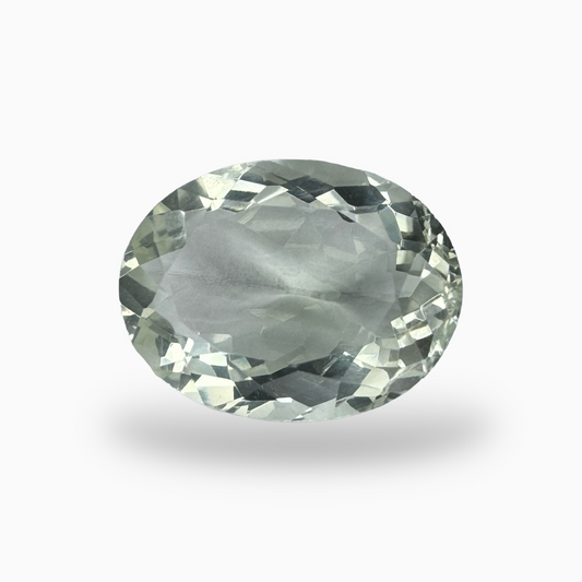 Natural Green Amethyst Stone Pear Shape 10.75 Carat Olive Color 17.5X13.3mm