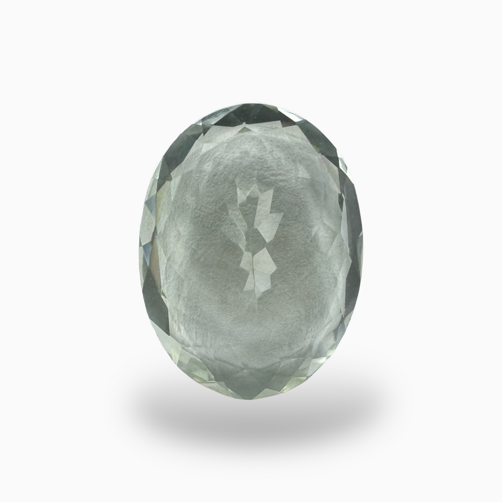 Natural Green Amethyst Stone Pear Shape 10.75 Carat Olive Color 17.5X13.3mm