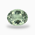 Natural Green Amethyst Stone Olive Color 13.03 Carats Oval Shape 16.3X13mm