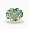Natural Green Amethyst Stone Olive Color 9.90 Carats Oval Shape 16.3X13mm