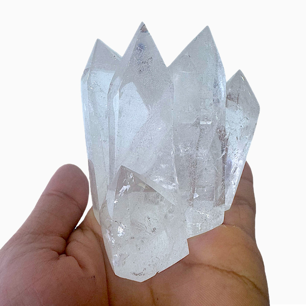 White Crystal Natural Raw Mountain Stone Big Size