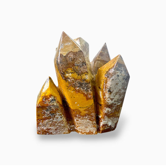 Natural Golden Tigers Eye Crystal Towers Big in Size