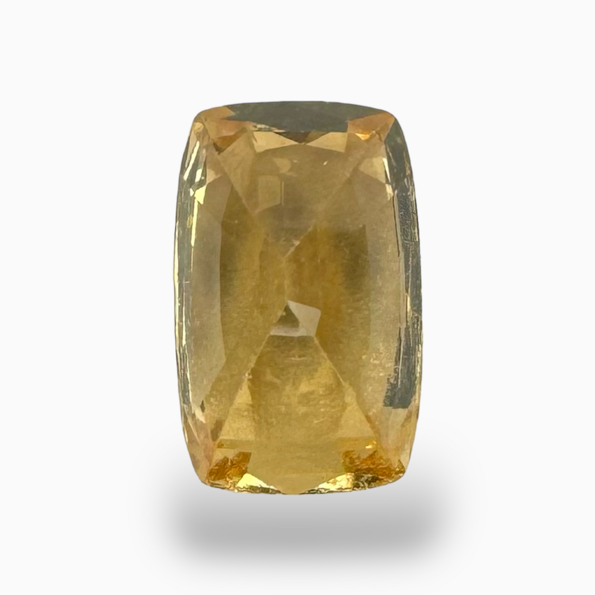 Natural Hessonite Garnet Orange 3.68 carats Cushion Shape 10.8X6.69mm (Gomed Stone)