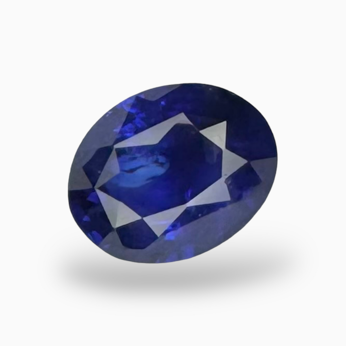 Natural Blue Sapphire Stone 3.15 ct Oval Shape 9.66X7.74mm IDL Certified