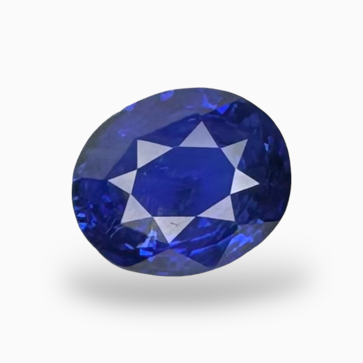 Natural Blue Sapphire Stone 3.04 carats Oval Shape 10.19X7.47mm IDL Certified