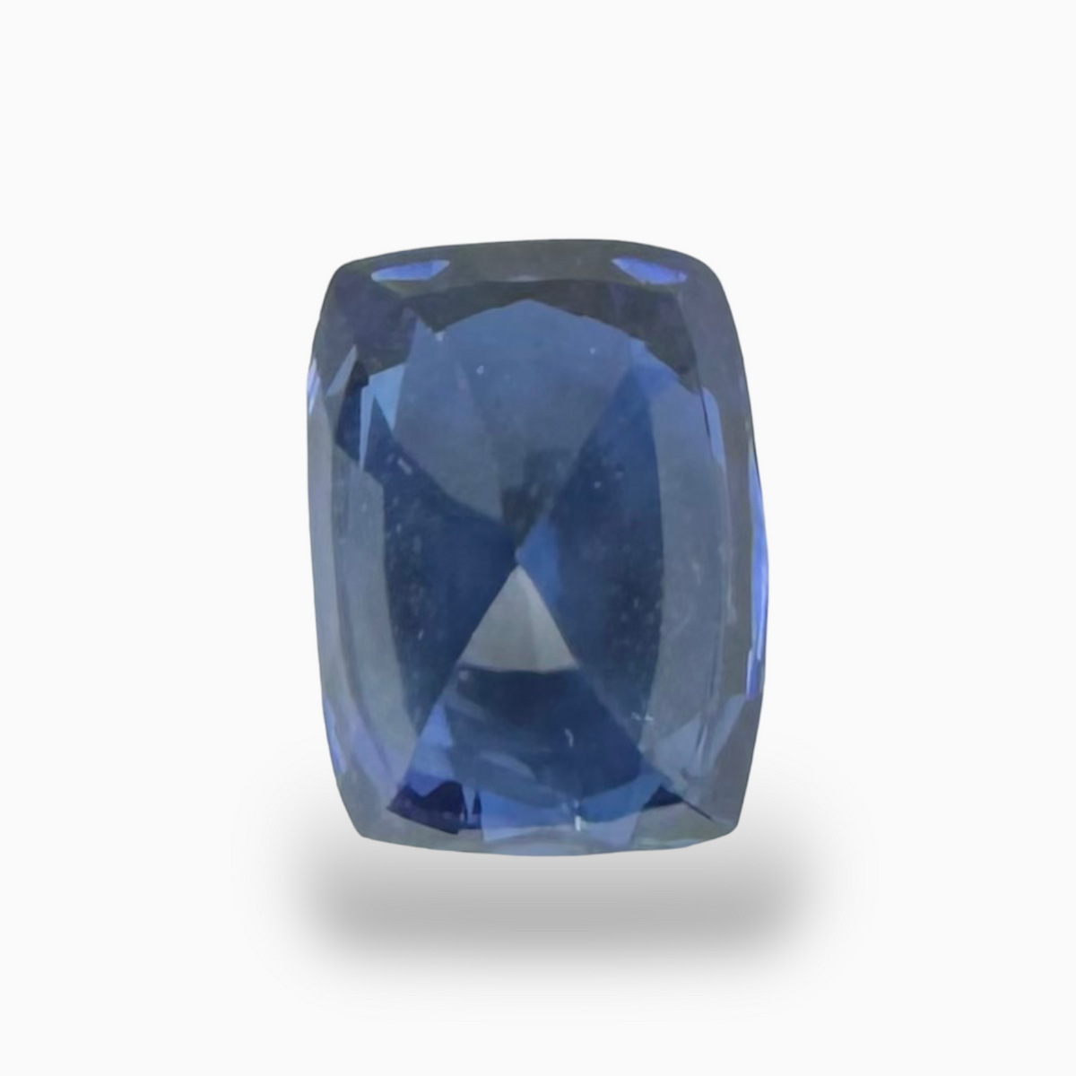 Natural Blue Sapphire Stone 3.18 Carats Cushion 9.03X6.67mm IDL Certified