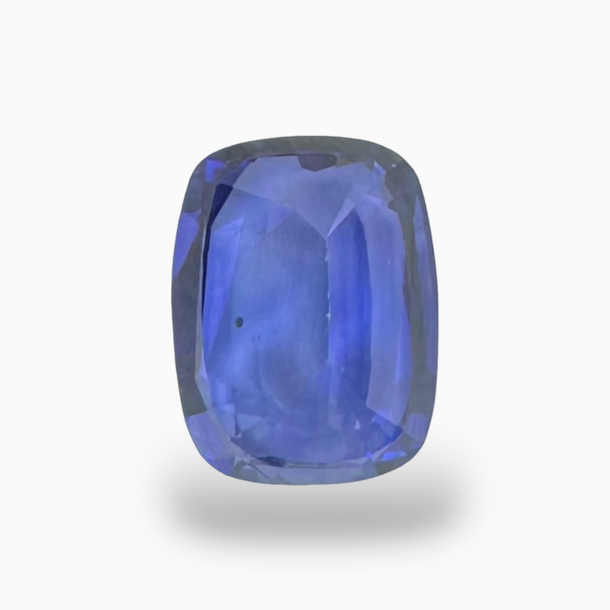Natural Blue Sapphire Stone 3.79 Carats Cushion Shape 10.35X7.93mm IDL Certified