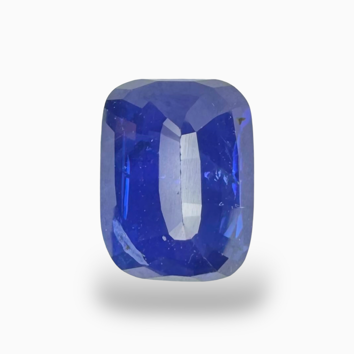 Natural Blue Sapphire Stone 3.13 Carats Cushion Shape 9.21X6.98mm IDL Certified