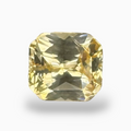 Natural Unheated Yellow Sapphire Stone 3.0 Carats Emerald Cut from Srilanka