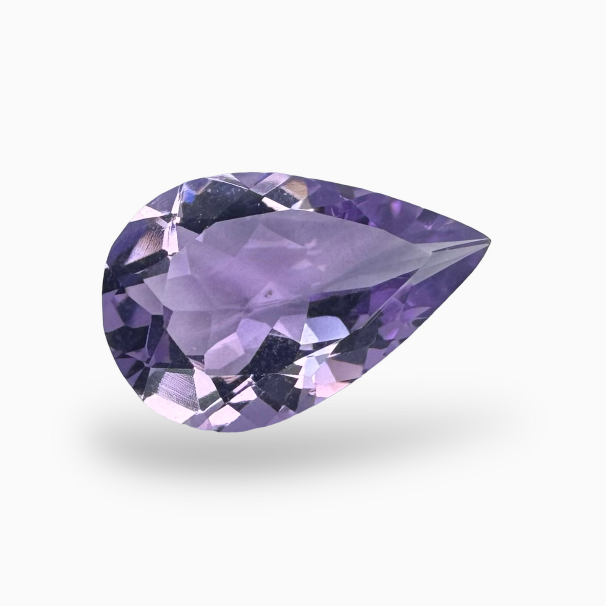 Natural Pink Amethyst Stone 4.35 Carats Pear Shape Cut 15X10mm
