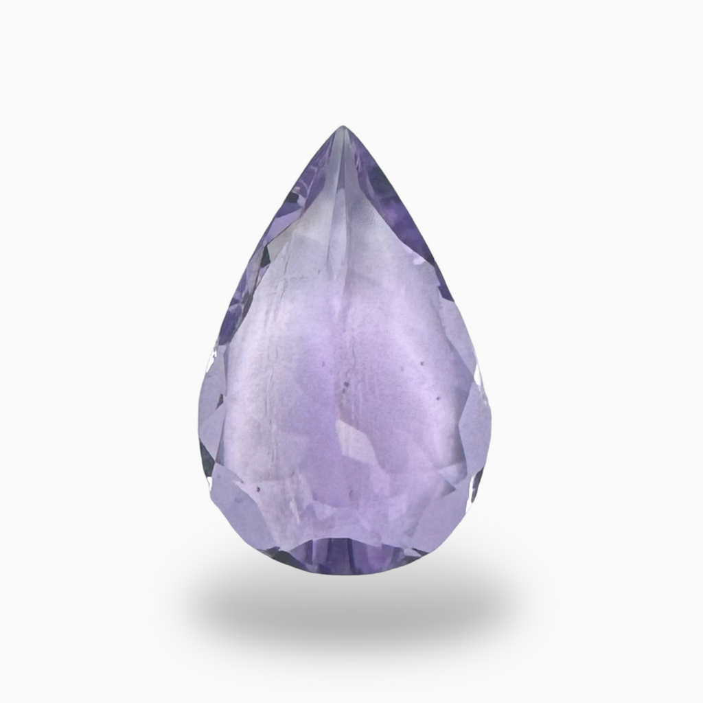 Natural Pink Amethyst Stone 4.35 Carats Pear Shape Cut 15X10mm