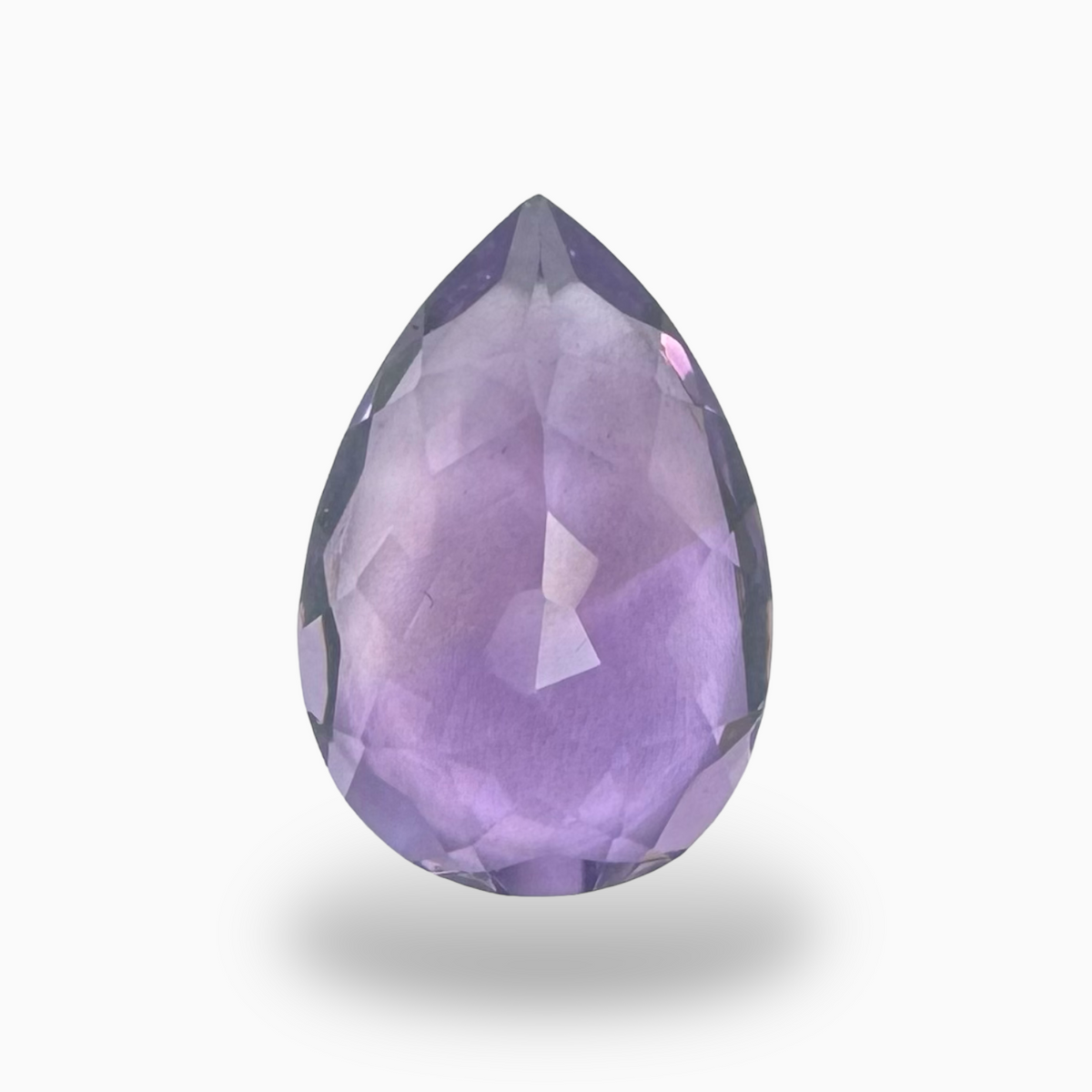 Natural Purple Amethyst Stone 5.19 Carats Pear Shape Cut 15X10mm