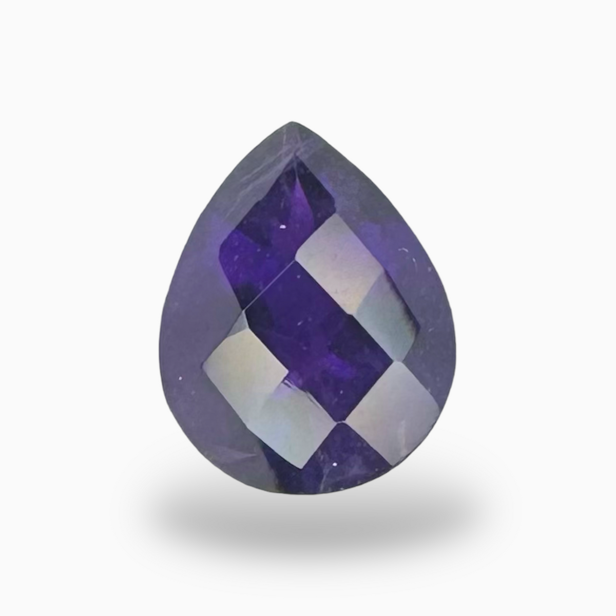Natural Purple Amethyst Stone 2.21 Carats Pear Shape Cut 10X8mm