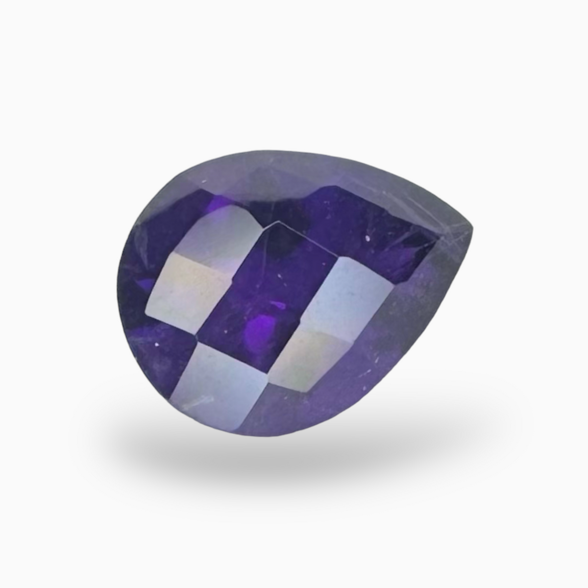 Natural Purple Amethyst Stone 2.21 Carats Pear Shape Cut 10X8mm