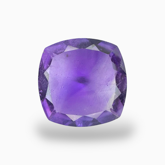 Natural Purple Amethyst Stone 4.90 Carats Cushion Shape Cut 12mm