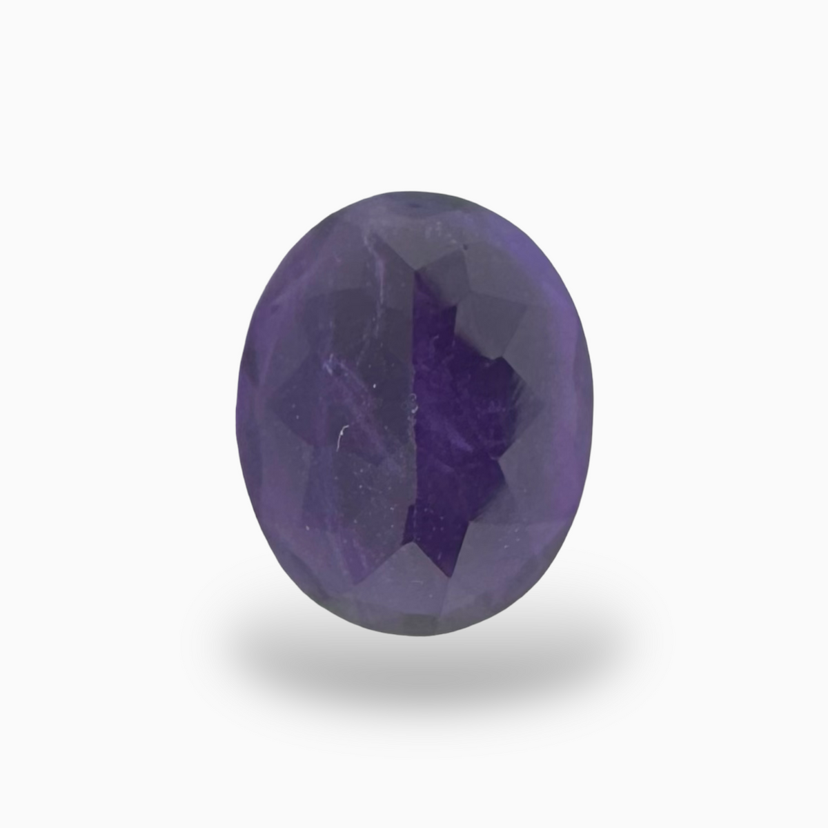 Natural Purple Amethyst Stone 2.62 Carats Oval Shape Cut 10X8mm
