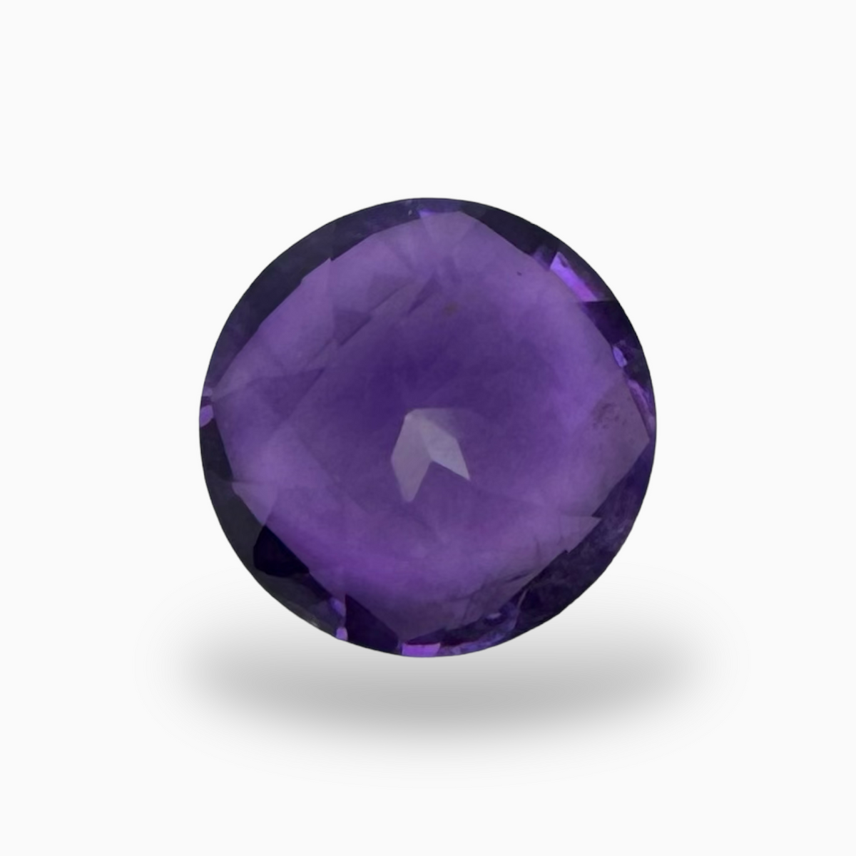 Natural Purple Amethyst Stone 3.27 Carats Round Shape Cut 10mm