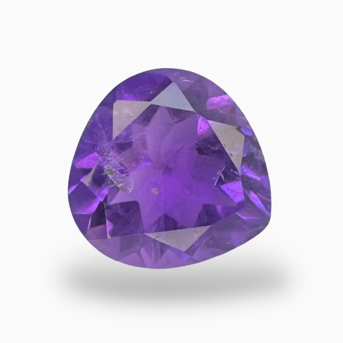 Natural Purple Amethyst Stone 2.12 Carats Pear Shape Cut 9X9mm