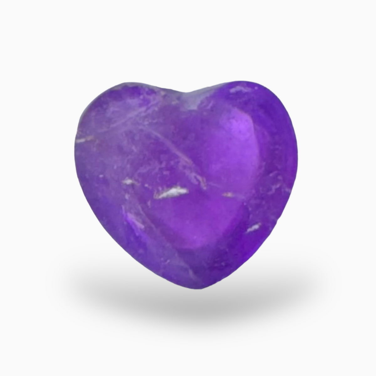 Natural Purple Amethyst Stone 4.31 Carats Heart Shape Cabochon Cut 11X10mm
