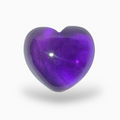 Natural Purple Amethyst Stone 4.4 Carats Heart Shape Cabochon Cut 11X10mm