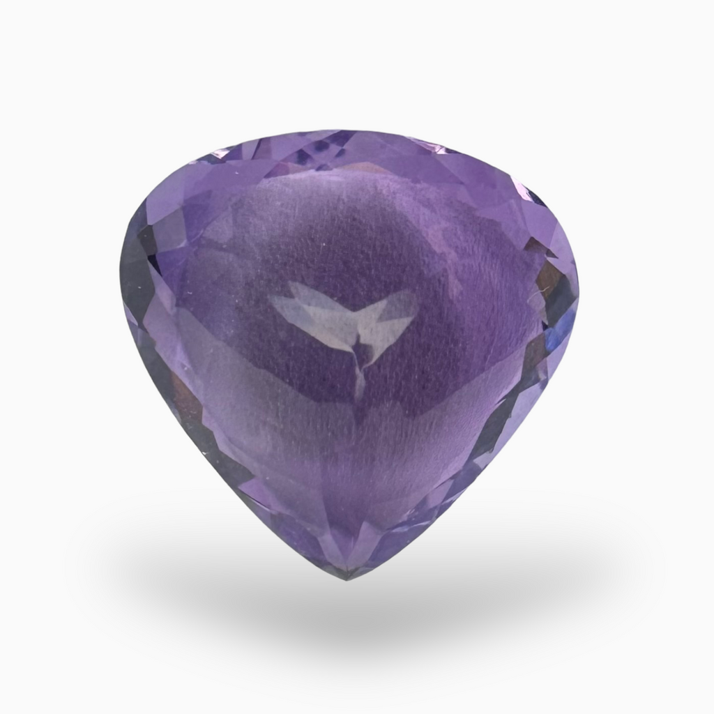 Natural Purple Amethyst Stone 7.55 Carats Pear Shape Cut 14.2X14.2mm