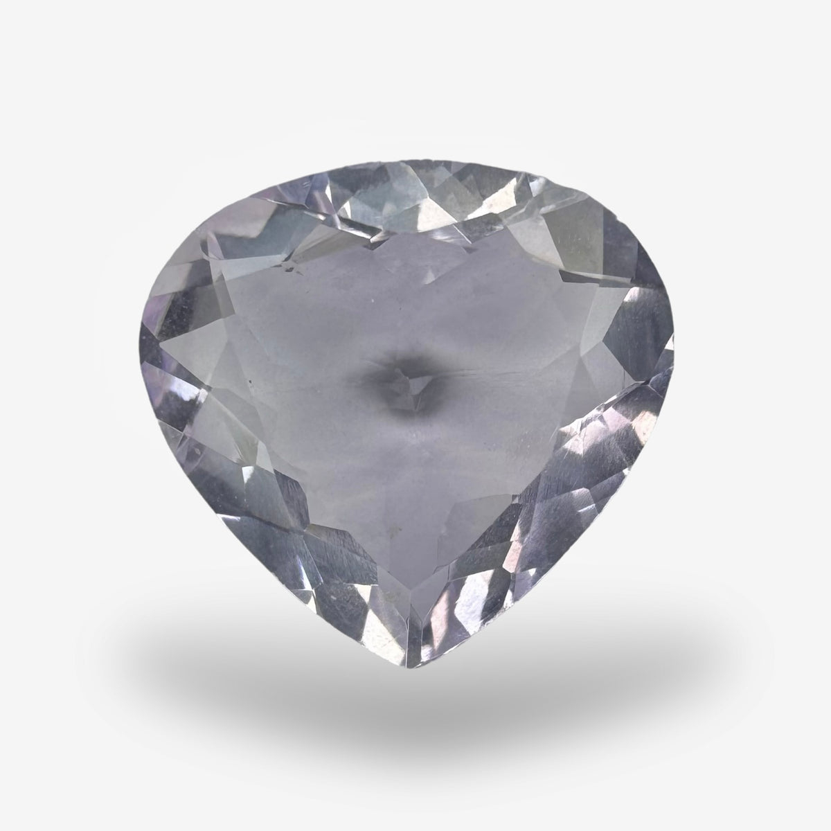 Natural Pink Amethyst Stone 11.21 Carats Pear Shape Cut 16X16.5mm