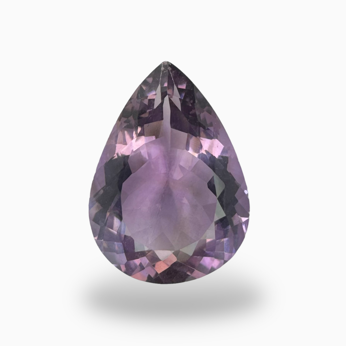 Natural Purple Amethyst Stone 9.8 Carats Pear Shape Cut 18X13mm