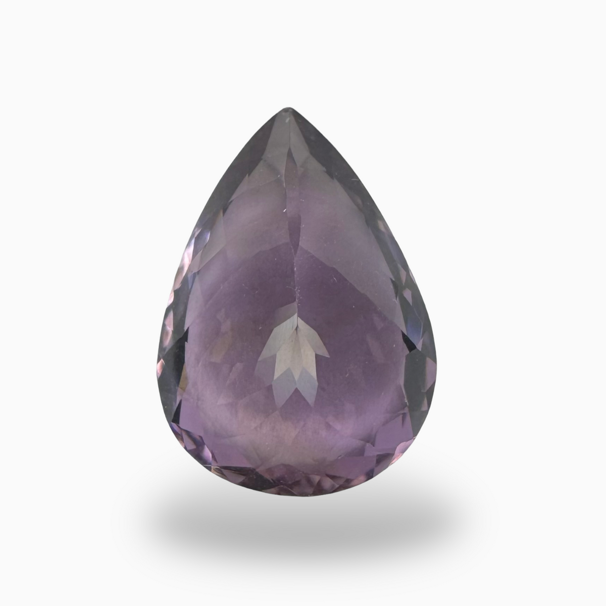 Natural Purple Amethyst Stone 9.8 Carats Pear Shape Cut 18X13mm