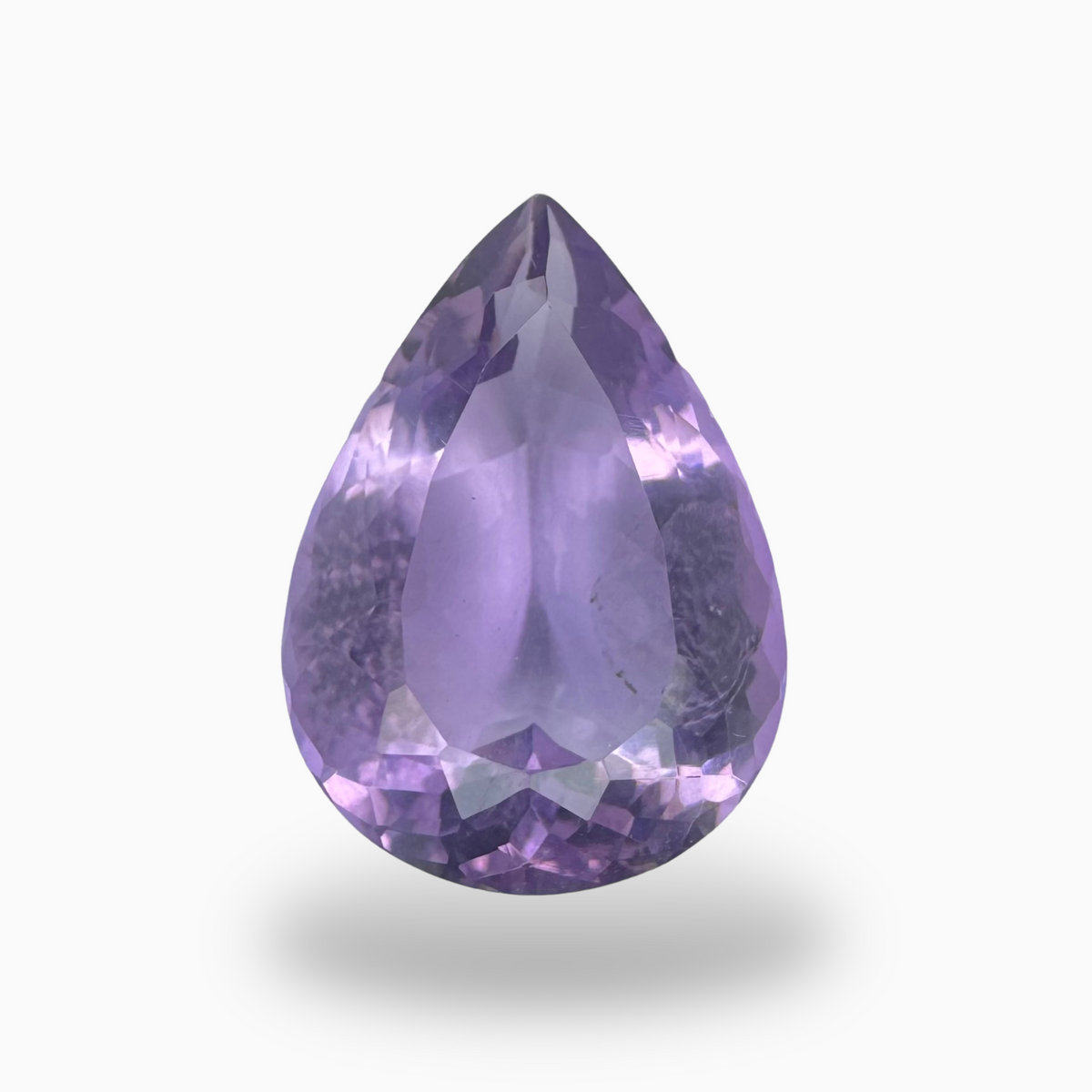 Natural Pink Amethyst Stone 1.43 Carats Pear Shape Cut 19.5X14mm
