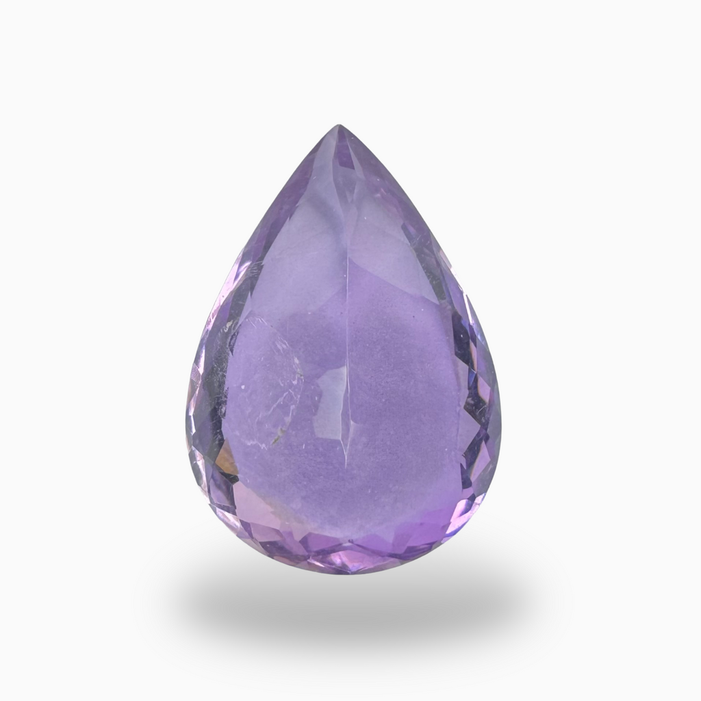 Natural Pink Amethyst Stone 1.43 Carats Pear Shape Cut 19.5X14mm